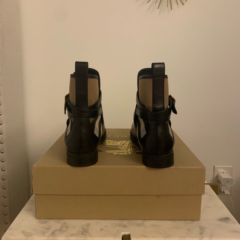 Pryle Equestrian Check Ankle Booties - Picture 3 of 5